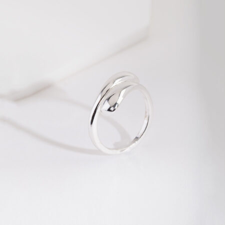 Δαχτυλίδι διπλή σταγόνα