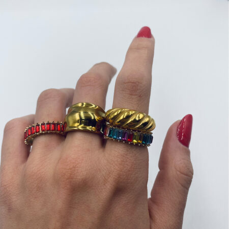 Ατσάλινο δαχτυλίδι κρουασάν