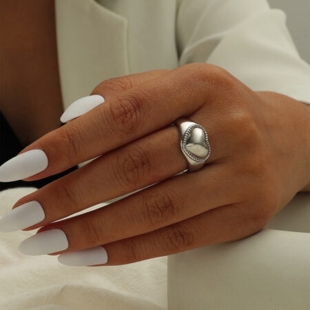 Ορειχάλκινο δαχτυλίδι καρδιά