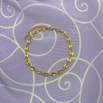 Ατσάλινη αλυσίδα ποδιού επιχρυσωμένη