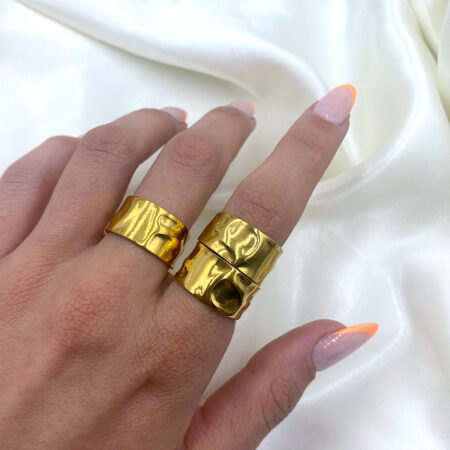 Ατσάλινο δαχτυλίδι σφυρήλατο