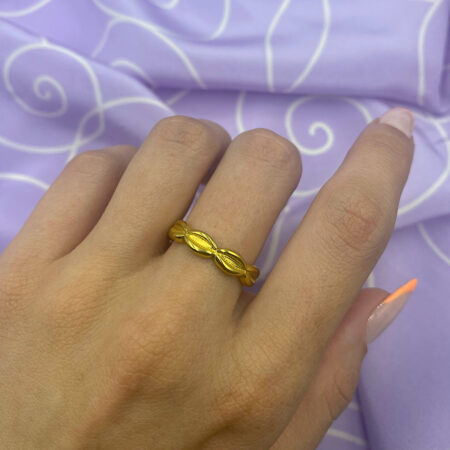 Ατσάλινο δαχτυλίδι κοχύλι