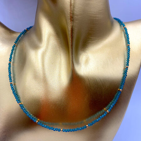 Κολιέ από πετρόλ κρύσταλλα