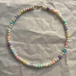 Κολιέ με πέρλες και καρδιές